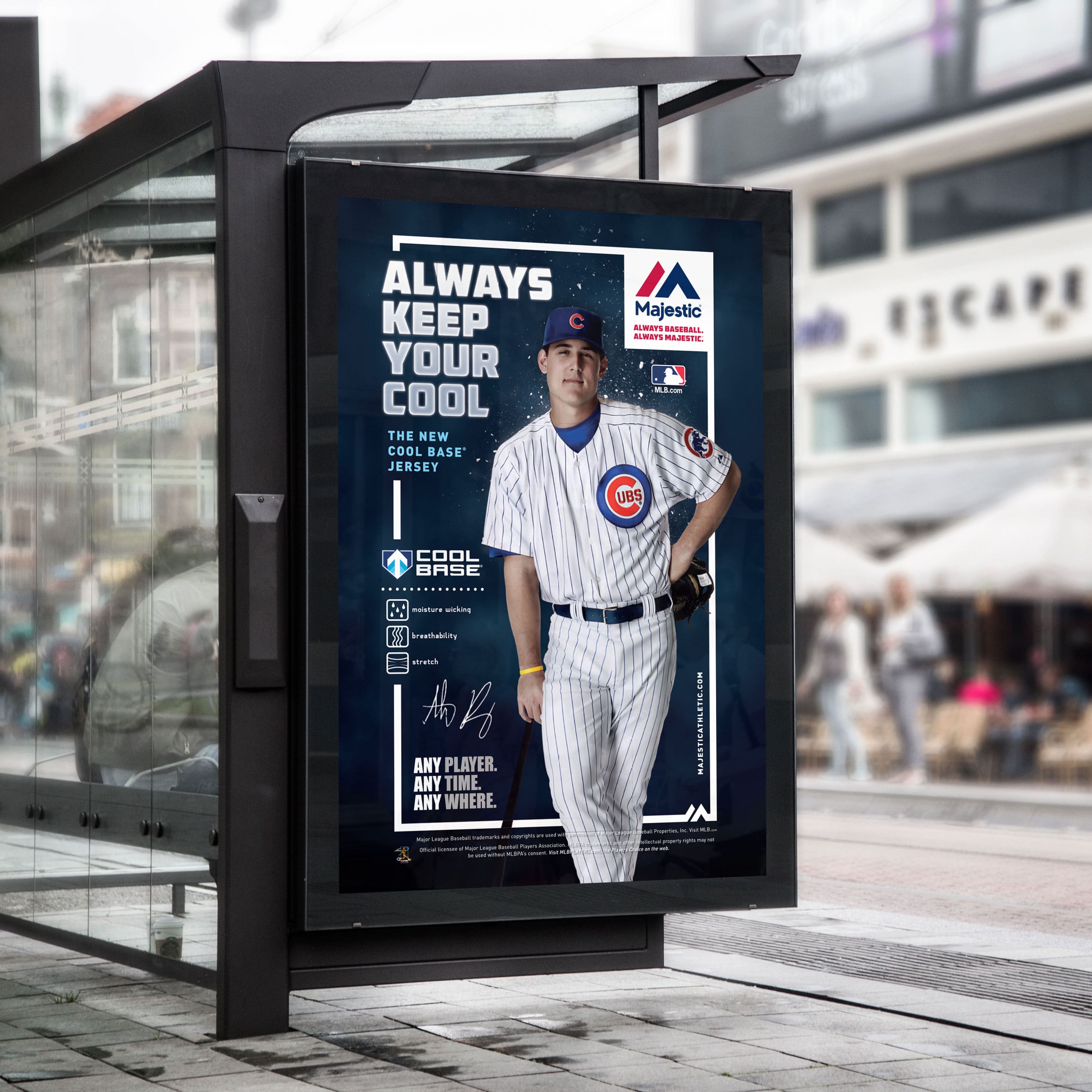 MLB & Majestic Campaign Advertisement